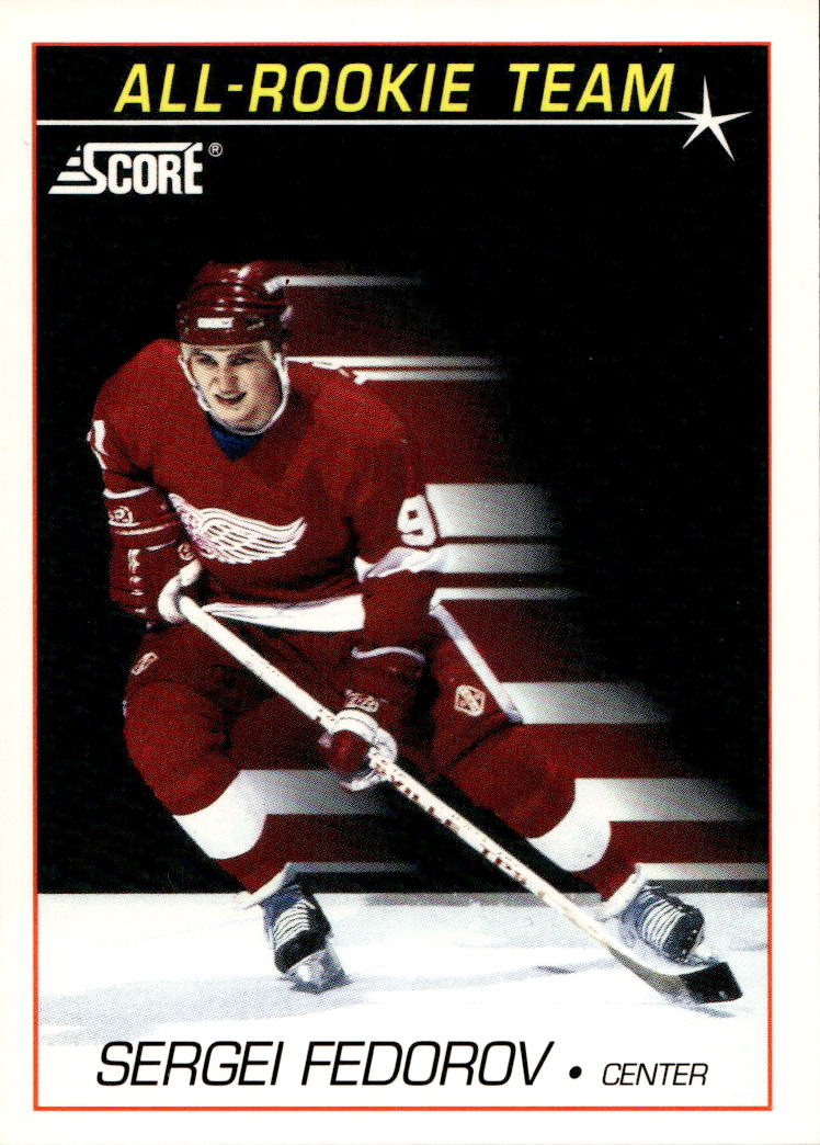 All Rookie Team SERGEI FEDOROV 91-92 Score American