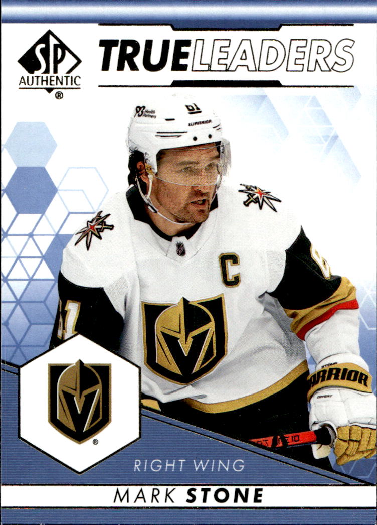 Blue True Leaders MARK STONE 22-23 UD SP Authentic
