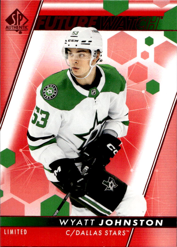 Rookie Limited Red Future Watch WYATT JOHNSTON 22-23 UD SP Authentic