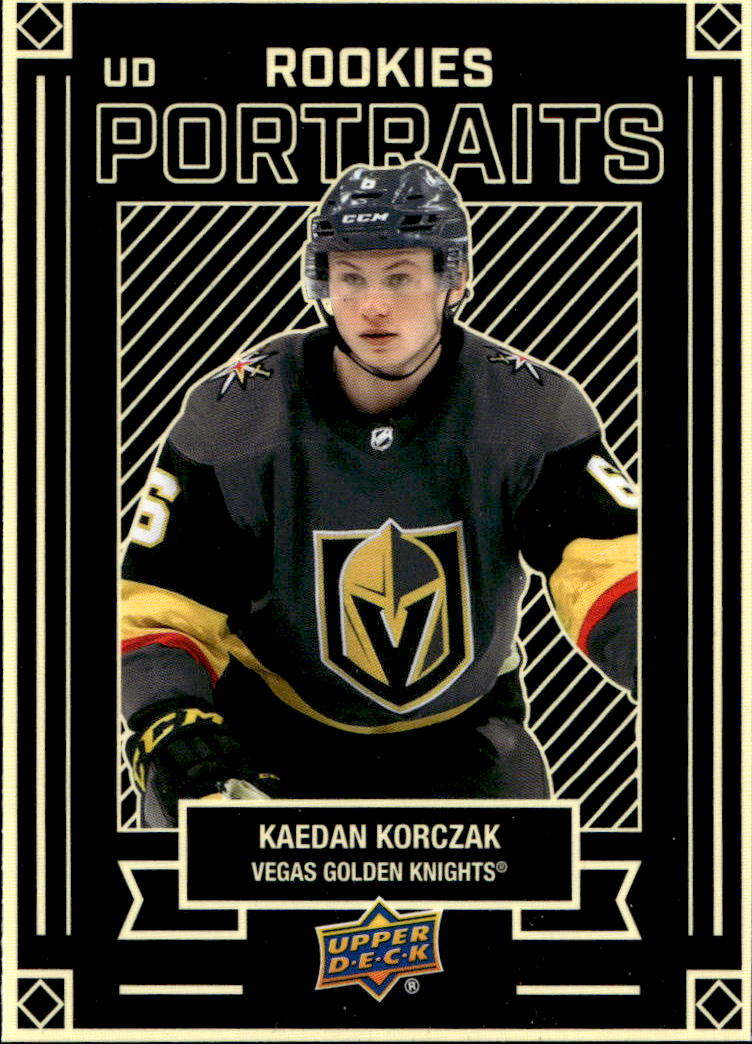 Rookie UD Portraits KAEDAN KORCZAK 22-23 UD Series 2