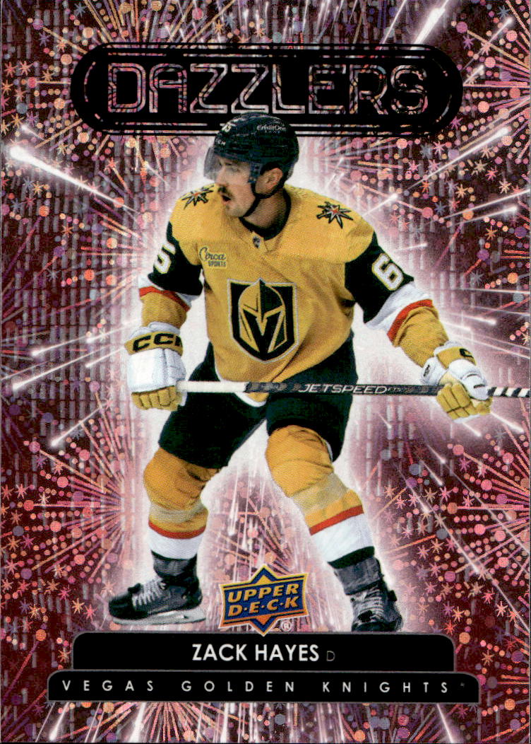 Rookie Dazzlers Pink ZACK HAYES 22-23 UD Series 2