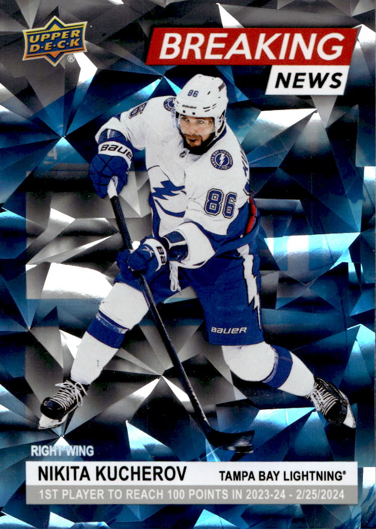 Breaking News NIKITA KUCHEROV 24-25 UD Series 1