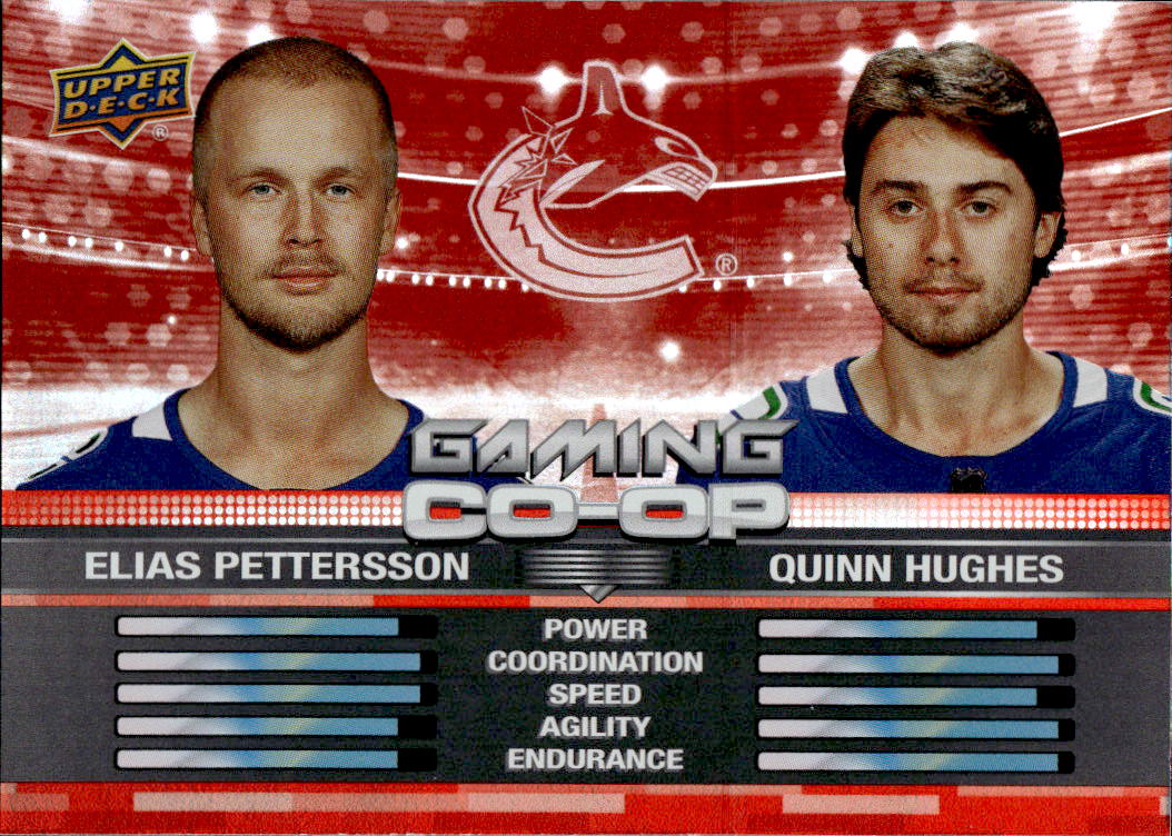 Gaming CO-OP ELIAS PETTERSSON/QUINN HUGHES 24-25 UD Series 1
