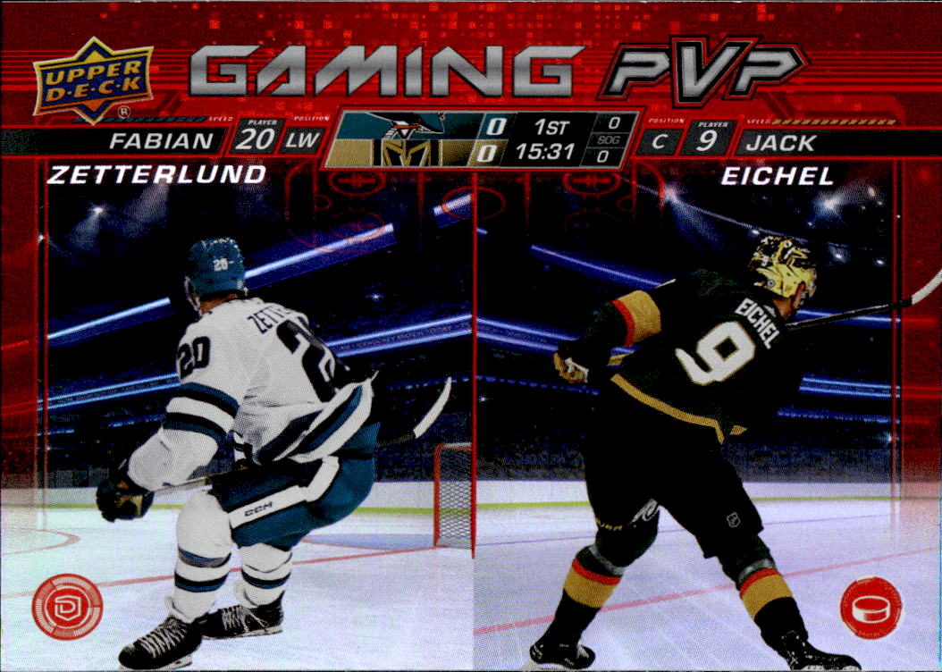 Gaming PVP FABIAN ZETTERLUND/JACK EICHEL 24-25 UD Series 1