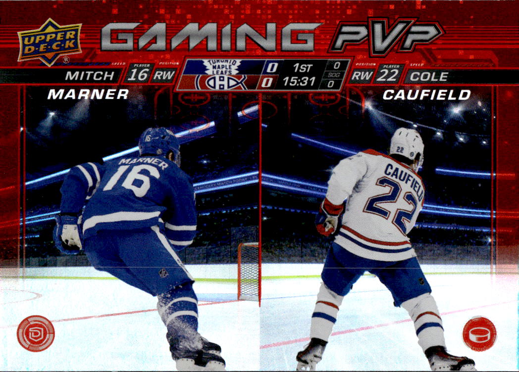 Gaming PVP MITCH MARNER/COLE CAUFIELD 24-25 UD Series 1