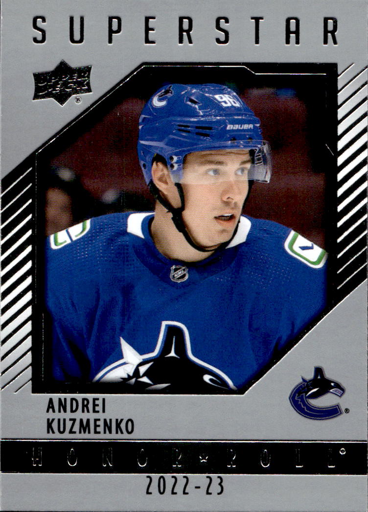 Rookie Honor Roll ANDREI KUZMENKO 22-23 UD Series 2