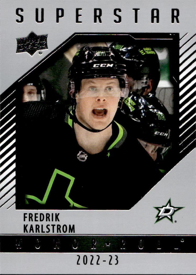 Rookie Honor Roll FREDRIK KARLSTROM 22-23 UD Series 2