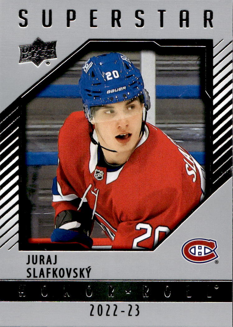 Rookie Honor Roll JURAJ SLAFKOVSKÝ 22-23 UD Series 2