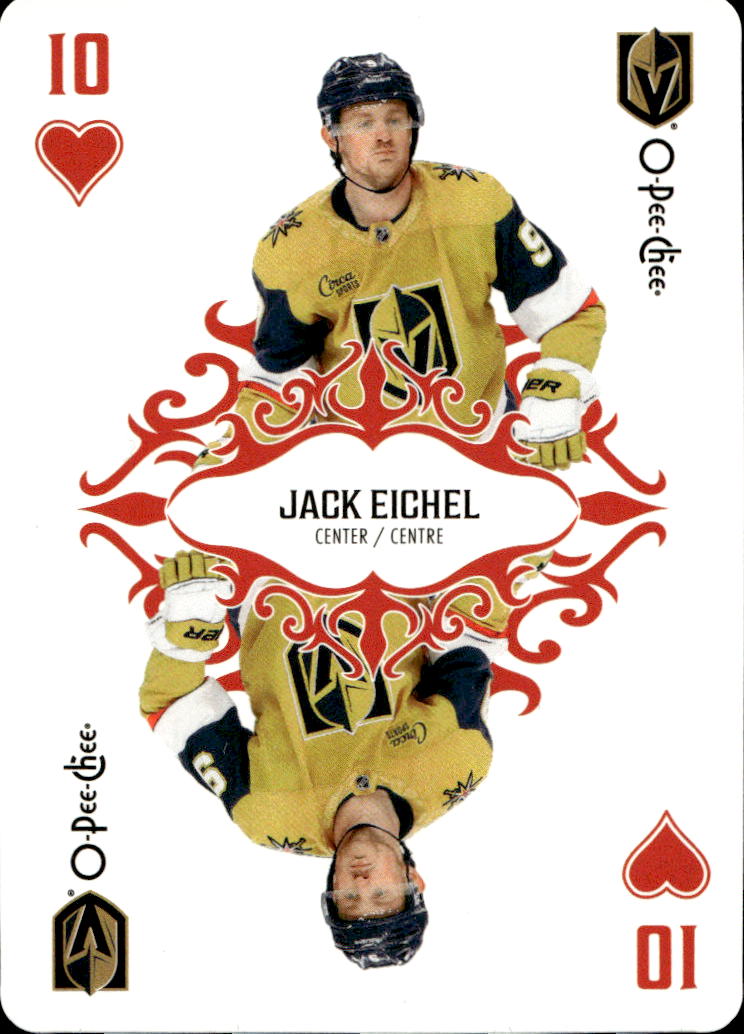 Playing Cards JACK EICHEL 23-24 UD O-Pee-Chee OPC