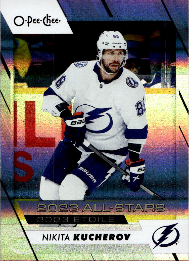Rainbow Foil All-Star NIKITA KUCHEROV 23-24 UD O-Pee-Chee OPC /350