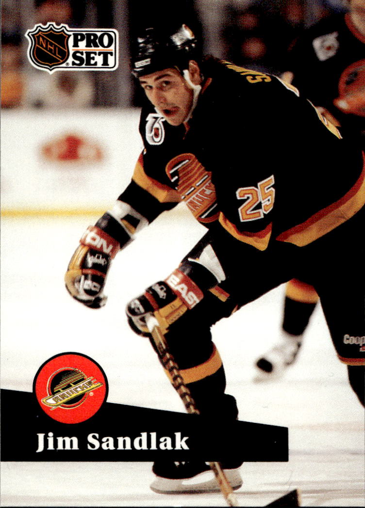 JIM SANDLAK 91-92 Pro Set