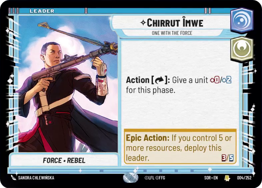 Leader - CHIRRUT IMWE - Unlimited Spark of Rebellion