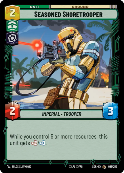 SEASONED SHORETROOPER - Unlimited Spark of Rebellion