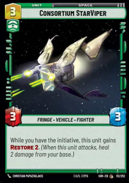 CONSORTIUM STARVIPER - Unlimited Spark of Rebellion
