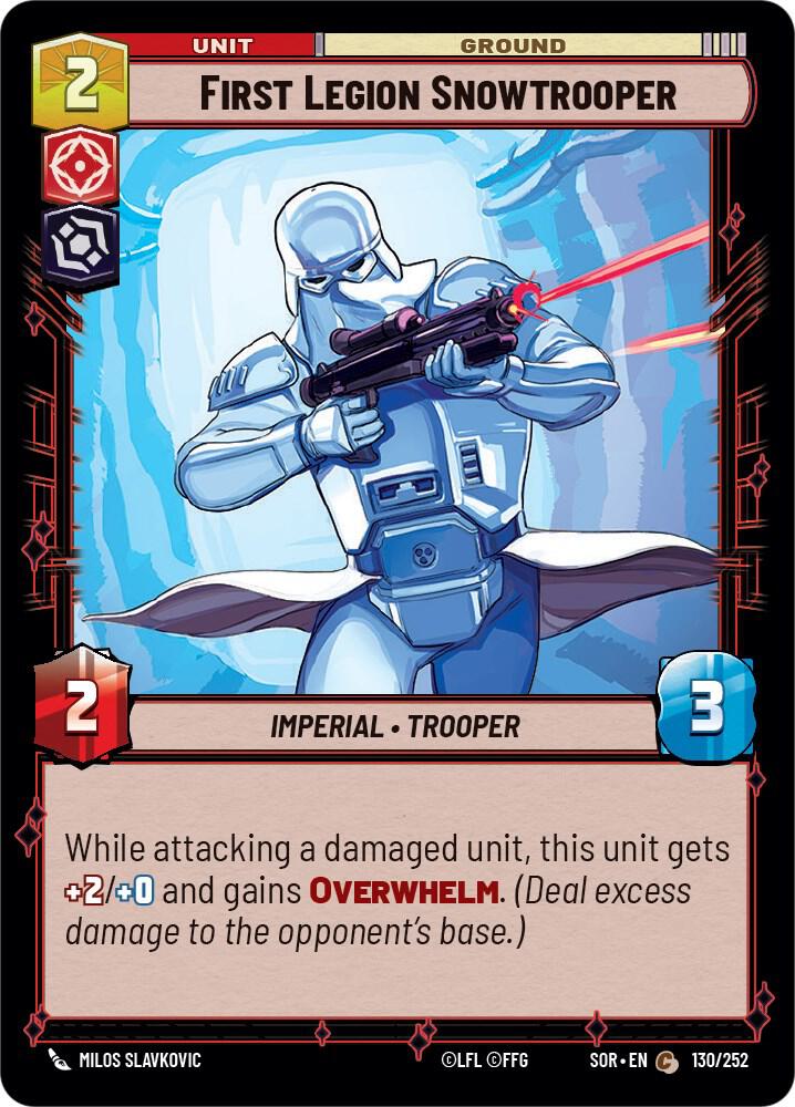 FIRST LEGION SNOWTROOPER - Unlimited Spark of Rebellion