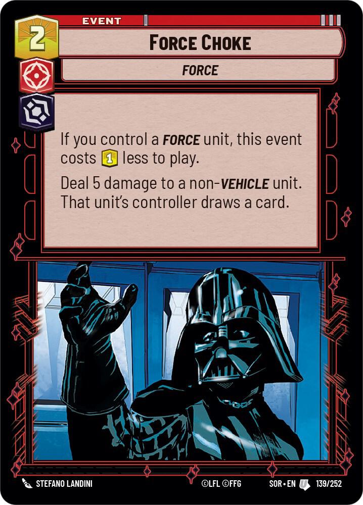 FORCE CHOKE - Unlimited Spark of Rebellion