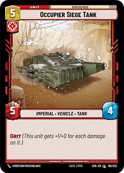 OCCUPIER SIEGE TANK - Unlimited Spark of Rebellion