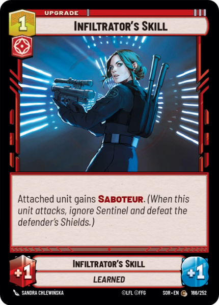 INFILTRATOR'S SKILL - Unlimited Spark of Rebellion