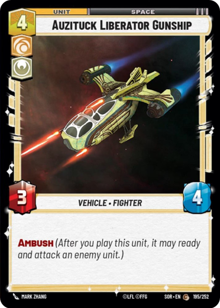 AUZITUCK LIBERATOR GUNSHIP - Unlimited Spark of Rebellion