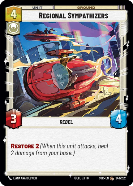 REGIONAL SYMPATHIZERS - Unlimited Spark of Rebellion