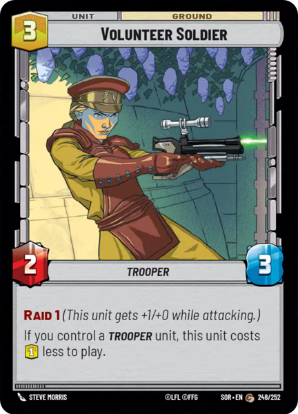 VOLUNTEER SOLDIER - Unlimited Spark of Rebellion