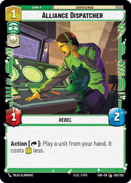Foil - ALLIANCE DISPATCHER - Unlimited Spark of Rebellion