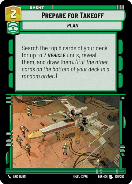 Foil - PREPARE FOR TAKEOFF - Unlimited Spark of Rebellion