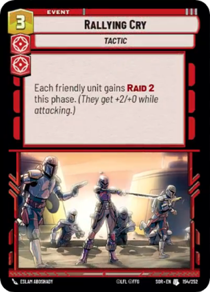 Foil - RALLYING CRY - Unlimited Spark of Rebellion