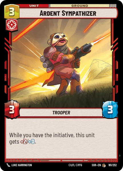 Foil - ARDENT SYMPATHIZER - Unlimited Spark of Rebellion