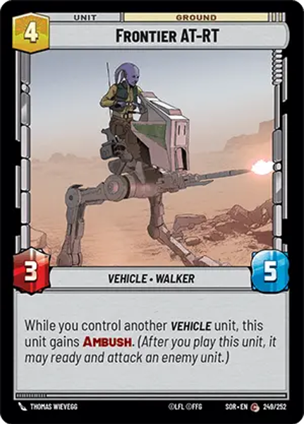 Foil - FRONTIER AT-RT - Unlimited Spark of Rebellion