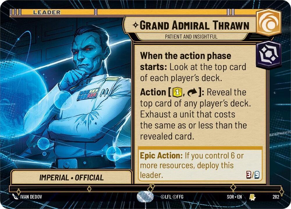 Hyperspace - Leader - GRAND ADMIRAL THRAWN - Unlimited Spark of Rebellion