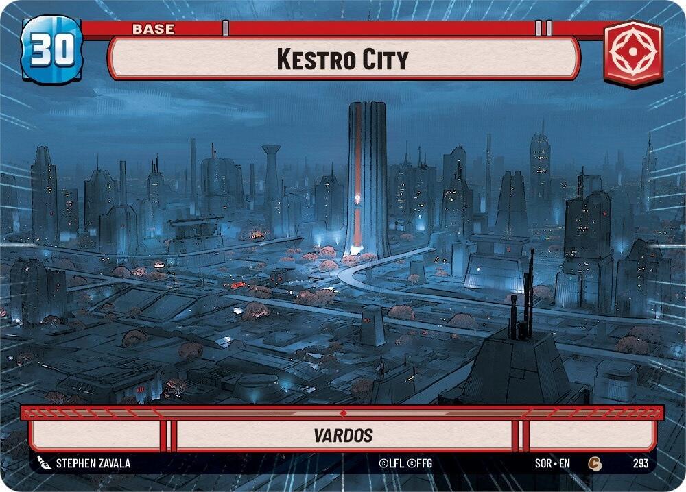 Hyperspace - Base - KESTRO CITY/SHIELD TOKEN - Unlimited Spark of Rebellion