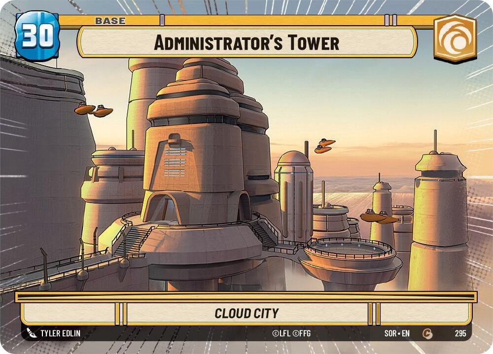 Hyperspace - Base - ADMINISTRATOR'S TOWER/SHIELD TOKEN - Unlimited Spark of Rebellion