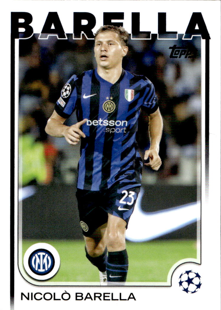 NICOLO BARELLA 24-25 Topps UEFA Club Competitions