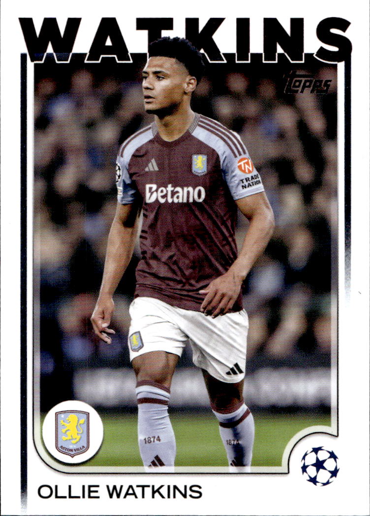 OLLIE WATKINS 24-25 Topps UEFA Club Competitions