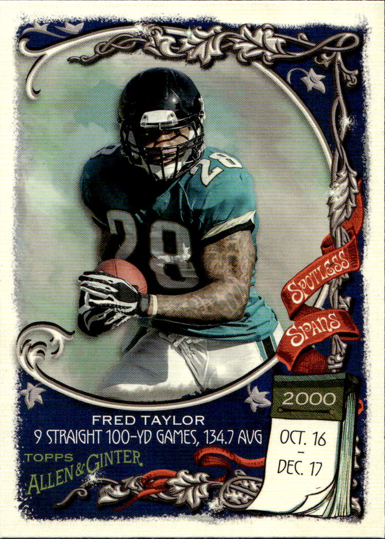 Spotless Spans Allen & Ginter FRED TAYLOR 2023 Topps Composite Football