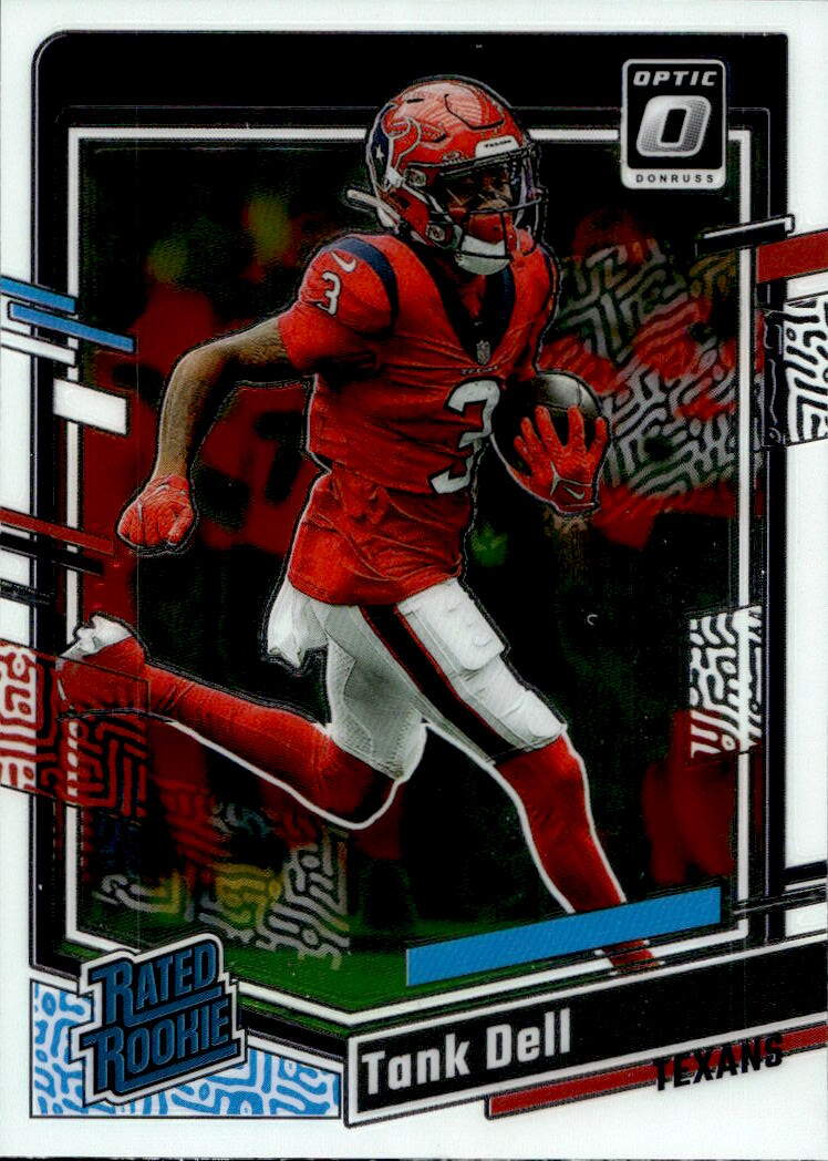 Rated Rookie TANK DELL 2023 Panini Donruss Optic Football