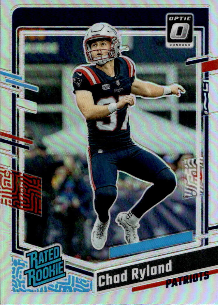 Holo Prizm Rated Rookie CHAD RYLAND 2023 Panini Donruss Optic Football
