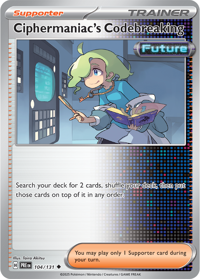 Supporter - CIPHERMANIAC'S CODEBREAKING