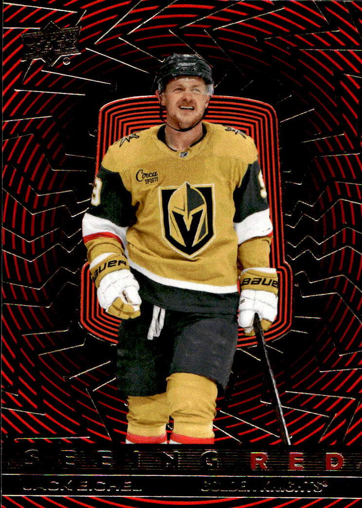 Gold Seeing Red JACK EICHEL 23-24 UD Extended Series