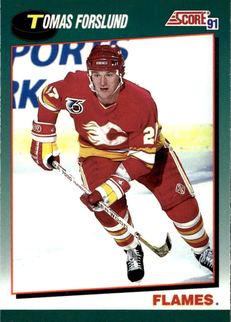 THOMAS FORSLUND 91-92 Score Rookie and Traded