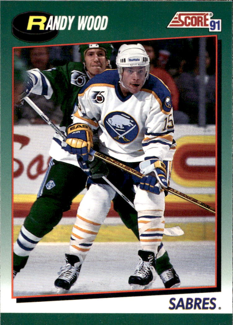 RANDY WOOD 91-92 Score Rookie and Traded