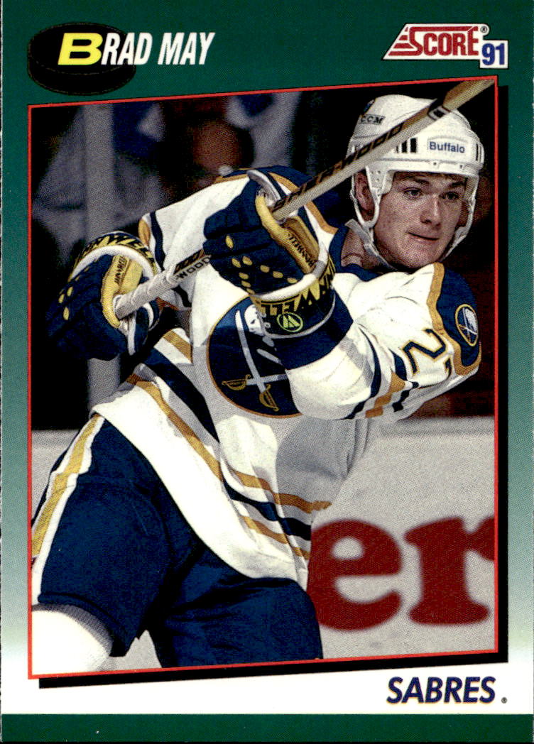 BRAD MAY 91-92 Score Rookie and Traded