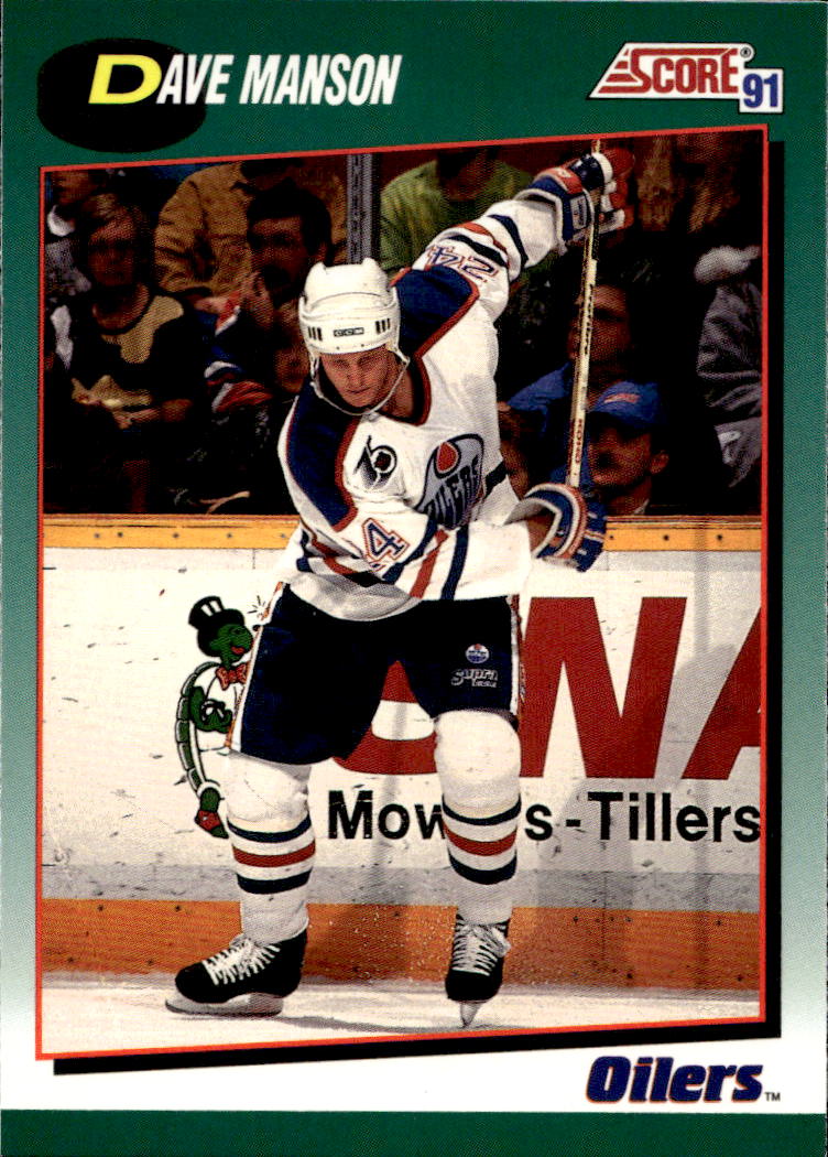 DAVE MANSON 91-92 Score Rookie and Traded