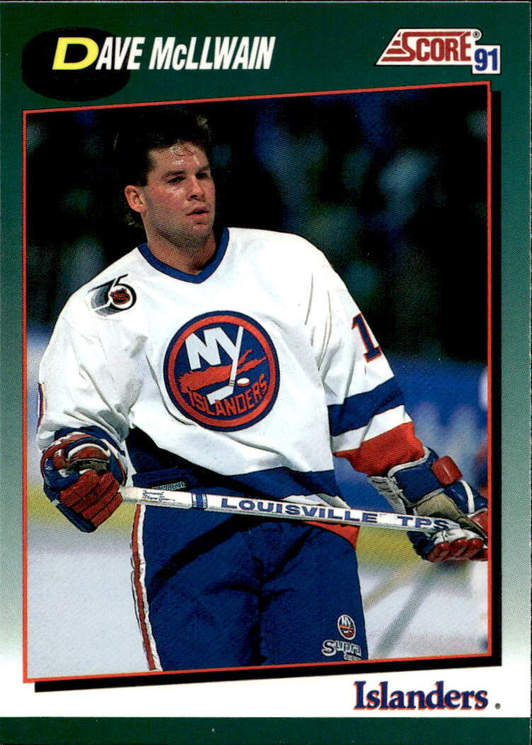 DAVE MCLLWAIN 91-92 Score Rookie and Traded