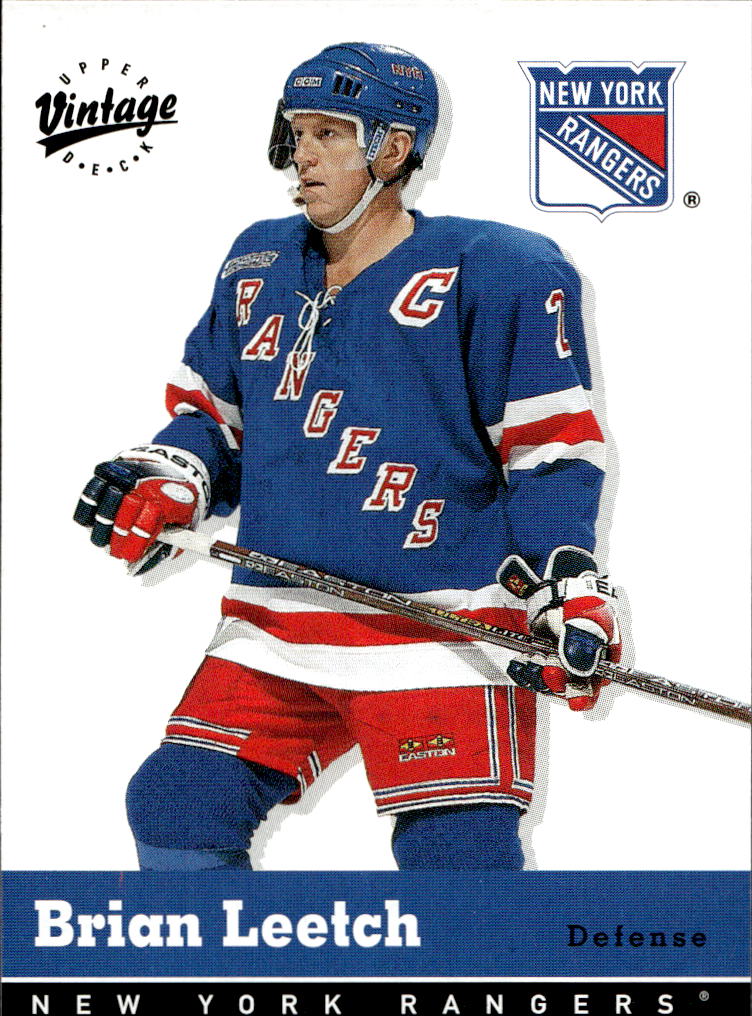 BRIAN LEETCH 00-01 UD Vintage
