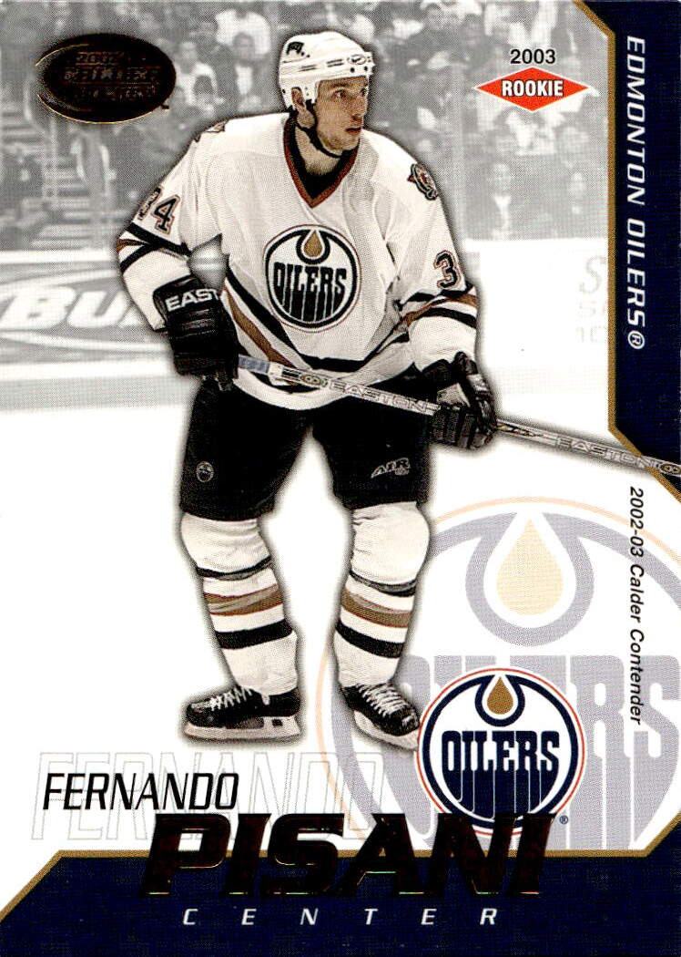 Rookie FERNANDO PISANI 02-03 Pacific Calder /825