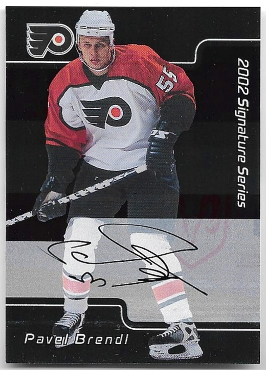 Auto PAVEL BRENDL 01-02 In the Game Be A Player Signature Series