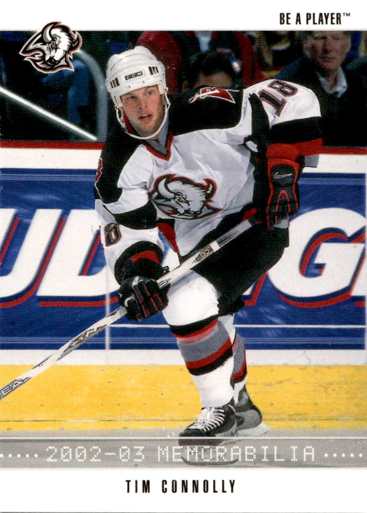 TIM CONNOLLY 02-03 In the Game Be A Player Memorabilia