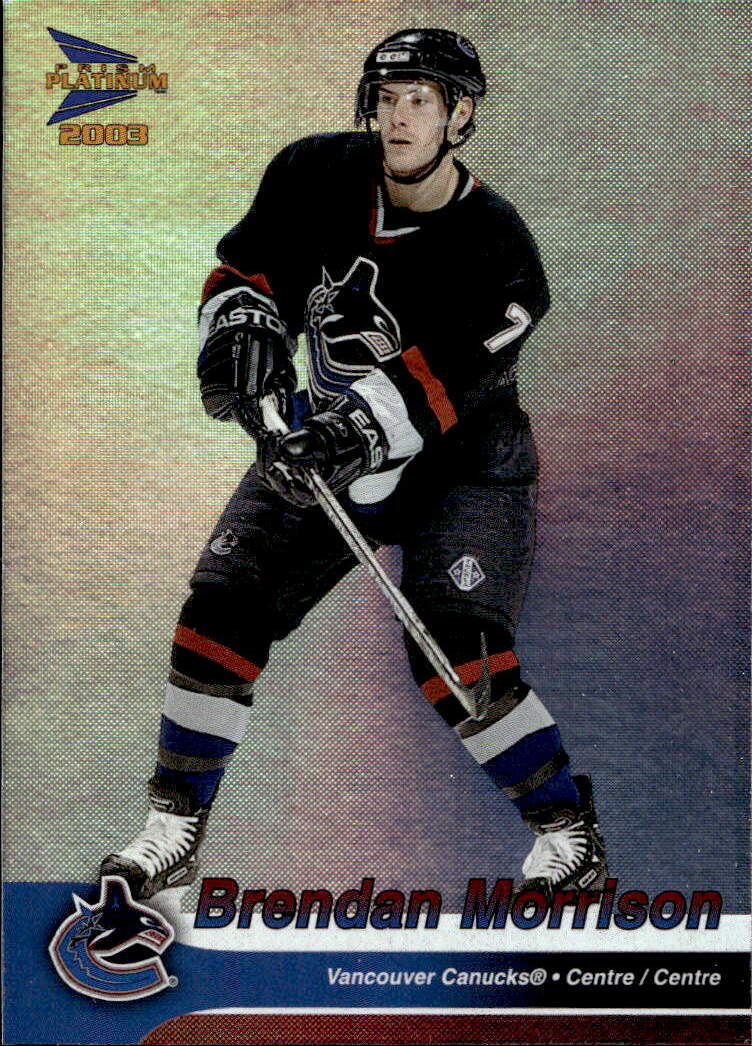 BRENDAN MORRISON 02-03 Pacific Prism Platinum McDonald's